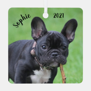 Personalisierter Puppy  Ornament Aus Metall