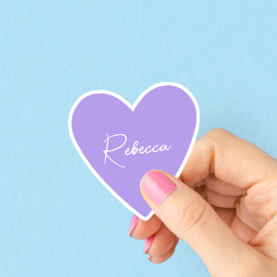Personalisierter Purple Heart Aufkleber