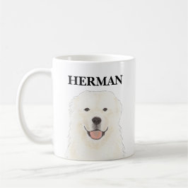 Personalisierter Pyrenäenhund Kaffeetasse