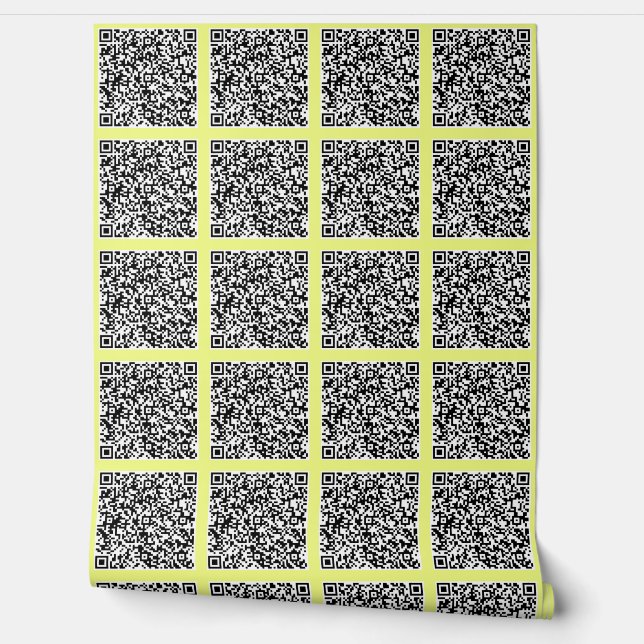 Personalisierter QR-Code für eigene Designfarben Tapete (Abrollen)