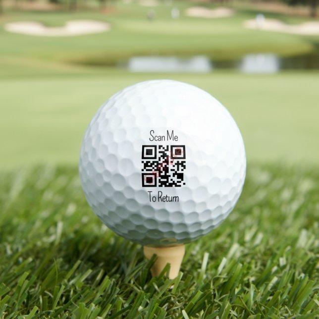 Personalisierter QR-Code Golfball (Personalized QR Code Golf Balls)