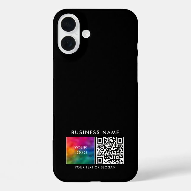 Personalisierter QR-Code Hochladen des eigenen Fir iPhone 16 Plus Hülle (Rückseite)
