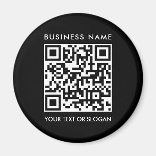 Personalisierter QR-Code-Logo-Vorlage Magnet