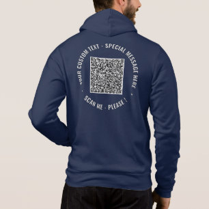 Personalisierter QR-Code und benutzerdefinierter T Hoodie