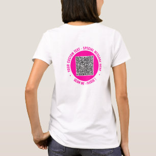 Personalisierter QR-T - Shirt mit benutzerdefinier