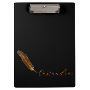 Personalisierter Quill Pen Klemmbrett