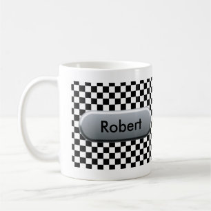 Personalisierter Racing-Lüfter mit kontrollierter Kaffeetasse