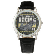 Personalisierter Racing Team Fast Race Car Treiber