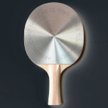 Personalisierter radialer Metallic-Look - Chrome Tischtennis Schläger<br><div class="desc">Sie können das Design nach Ihren Wünschen anpassen. Sie können den Designstandort,  die Ausrichtung,  die Hintergrundfarben und die Größe ändern. Außerdem können Sie Ihren eigenen Text,  oder Slogan Set seinen Schriftart,  Ort und Größe hinzufügen,  um das ultimative persönliche Geschenk für Sie und Ihre Lieben zu schaffen.</div>