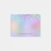 Personalisierter Rainbow-Drilling-Glitzer