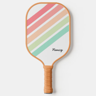 Personalisierter Rainbow-Name Custom Pickleball Pa Pickleball Schläger