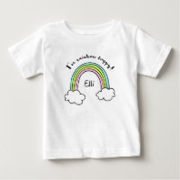 Personalisierter Rainbow-T - Shirt für Kinder