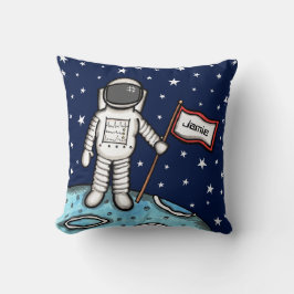 Personalisierter Raumfahrer Kosmonaut Kissen