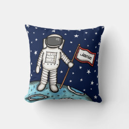 Personalisierter Raumfahrer Kosmonaut Kissen