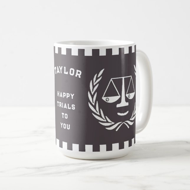 Personalisierter Rechtsanwalt Kaffeetasse (VorderseiteRechts)