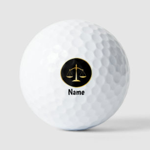 Personalisierter Rechtsanwalt Richter Golfbälle