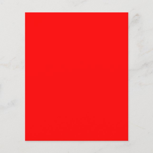 Personalisierter Red 4.5 x 5.6 Flyer für jeden Fal (Vorne)