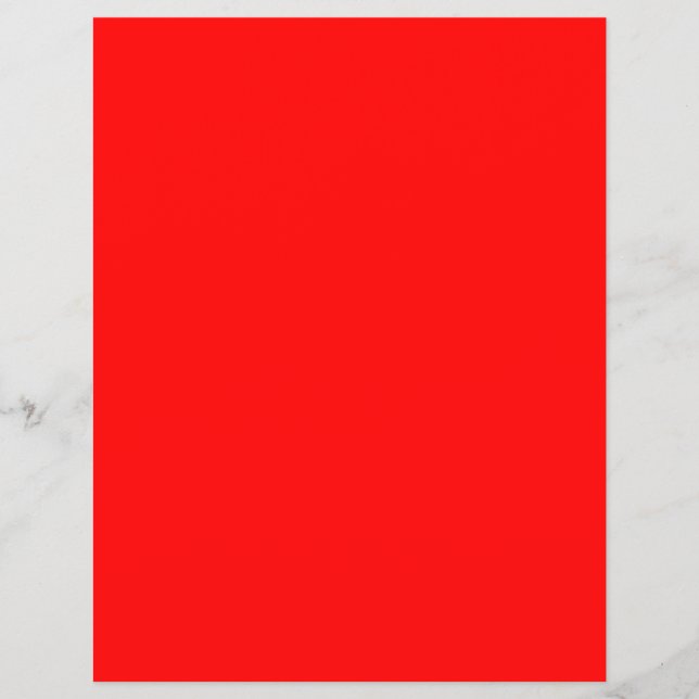 Personalisierter Red 8,5" x 11" Flyer für jeden An (Vorne)