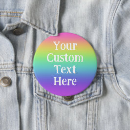 Personalisierter Regenbogen-Button-On-Button Button