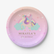 Personalisierter Regenbogen Einhorn Magischer Gebu