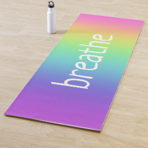 Personalisierter Regenbogen Gradient Yoga Mat Yogamatte