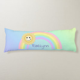 Personalisierter Regenbogen Seitenschläferkissen