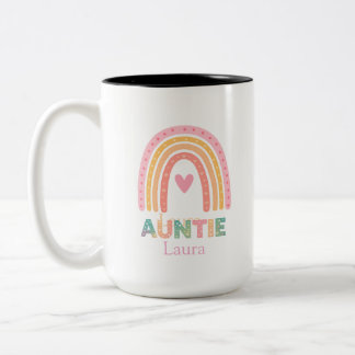 Personalisierter Regenbogen-Tasse-Geschenk für Tan Zweifarbige Tasse