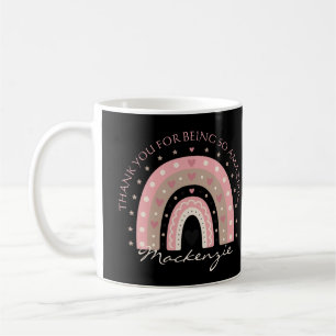 Personalisierter Regenbogen-Zusatz Kaffeetasse