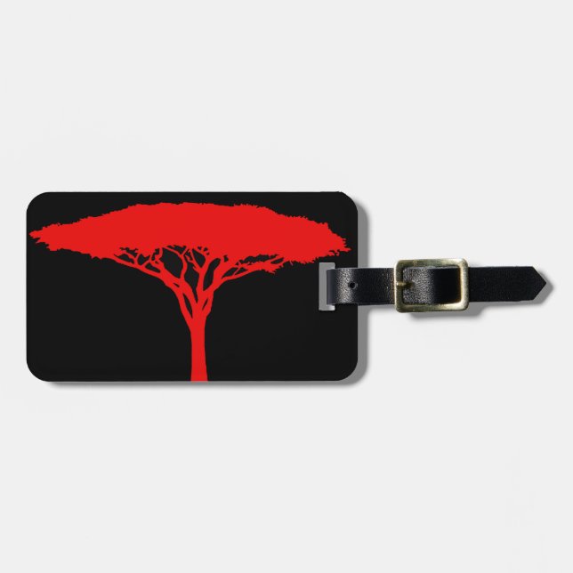 Personalisierter Regenschirm Gepäckanhänger (Vorderseite horizontal)