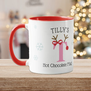 Personalisierter Rentier-T-Heißgetränkebecher für  Tasse