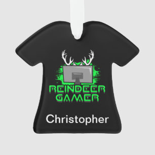 Personalisierter Rentier Weihnachtsfest Ornament