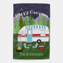 Personalisierter Retro Happy Camper