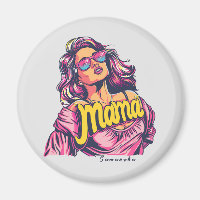 Personalisierter Retro-Mama-Pop Art. 6