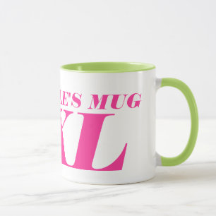 Personalisierter Riesenjumbo XL große Kaffee-Tass Tasse