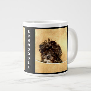 Personalisierter Riesentasse Schnoodle Hund Jumbo-Tasse