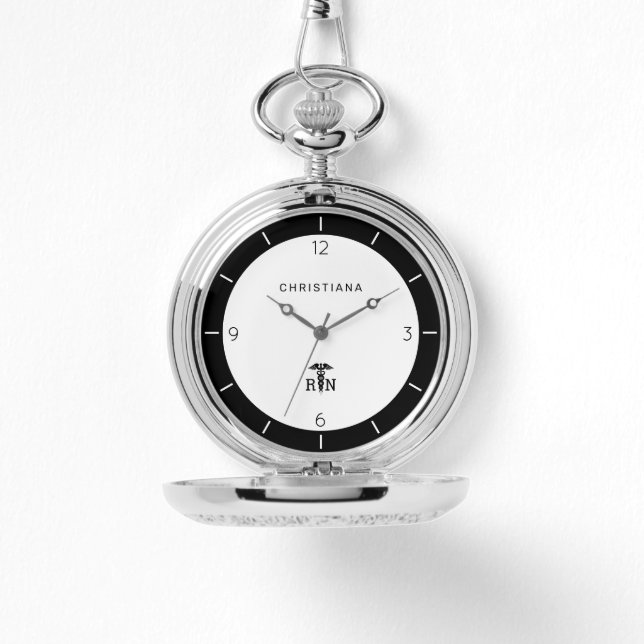 Personalisierter RN-Abschluss Armbanduhr (Vorderseite)