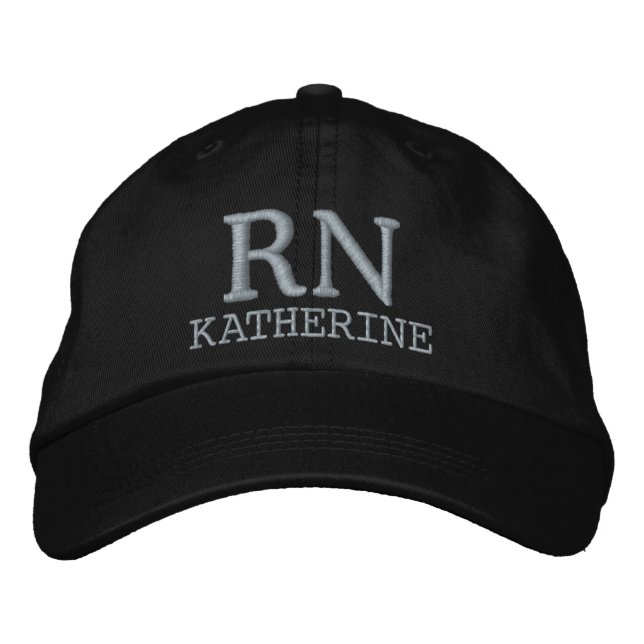 Personalisierter RN-Abschluss Bestickte Baseballkappe (Vorderseite)