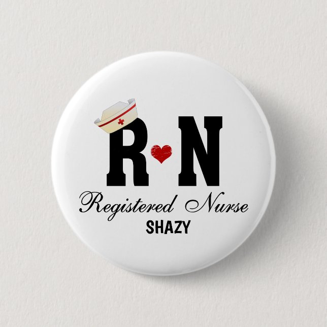 Personalisierter RN-Button für den Pinback der Kra Button (Vorderseite)