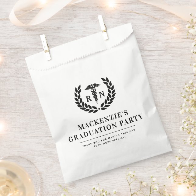 Personalisierter RN Nursing School Abschluss Elega Geschenktütchen (Ausgeschnitten)