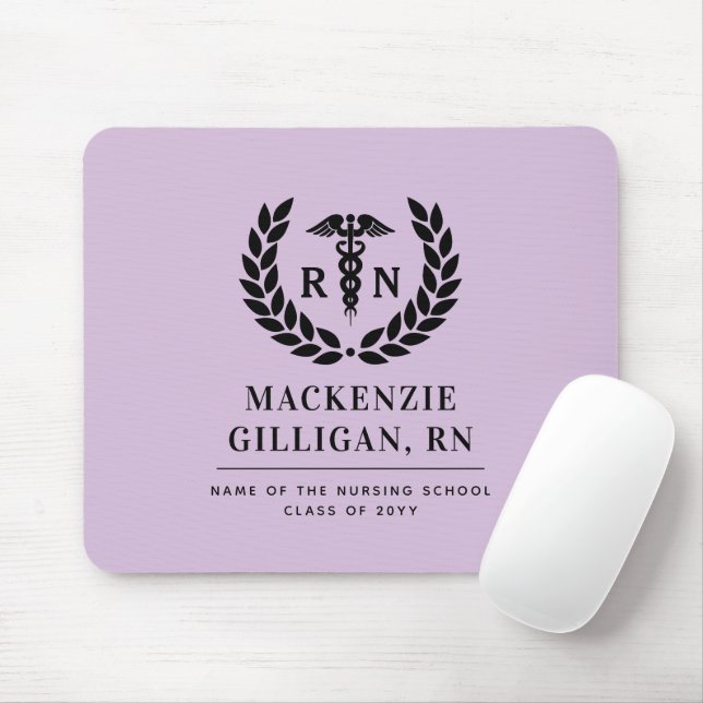 Personalisierter RN Nursing School Abschluss Elega Mousepad (Mit Mouse)