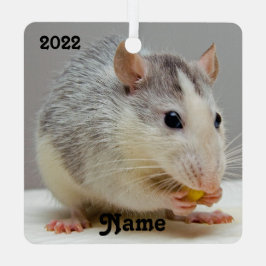 Personalisierter Roan Rattenrat Keramik Ornament Aus Metall