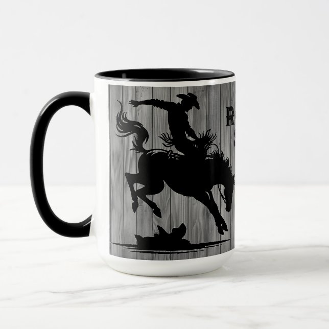 Personalisierter Rodeo-Star Tasse (Links)