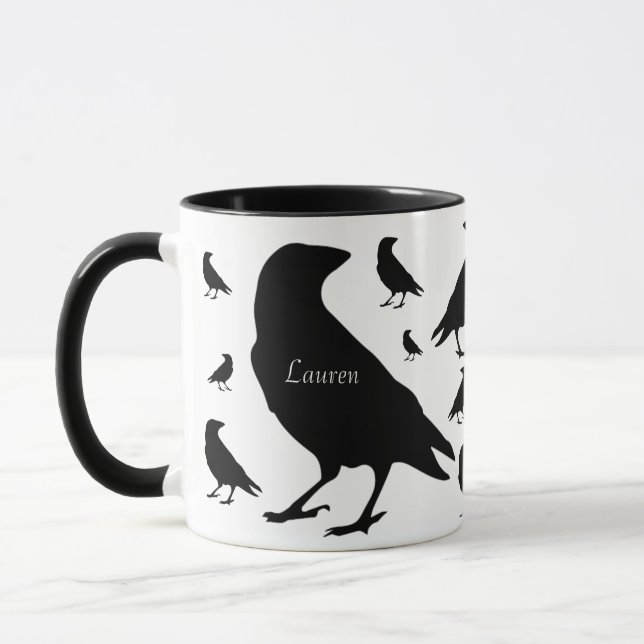 Personalisierter Rohkrug über den Druckkaffee Tasse (Links)