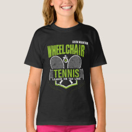 Personalisierter Rollstuhlplatz - Tennisclub - Nam T-Shirt