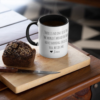 Personalisierter romantischer Geschenkbecher für s Tasse
