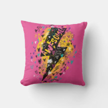 Personalisierter rosa Blitzschlag - Doodle Art