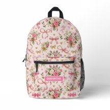 Personalisierter rosa Coquette-Bogen