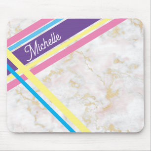 Personalisierter, rosa Maus-Schreibtisch-PC Mousepad