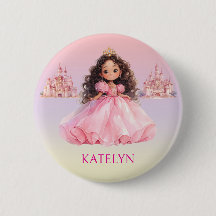 Personalisierter Rosa Prinzessin Geburtstag