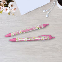 Personalisierter Rosa Tulpen & Narzissen Blumen Ku
